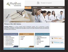 Tablet Screenshot of phycaresolutions.com